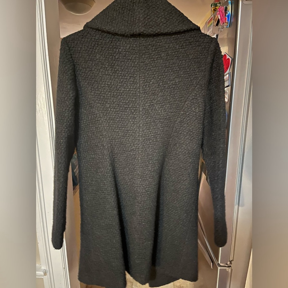 Dawn Levy Adelaide Black Short Boucle Coat. Size S - Picture 4 of 8